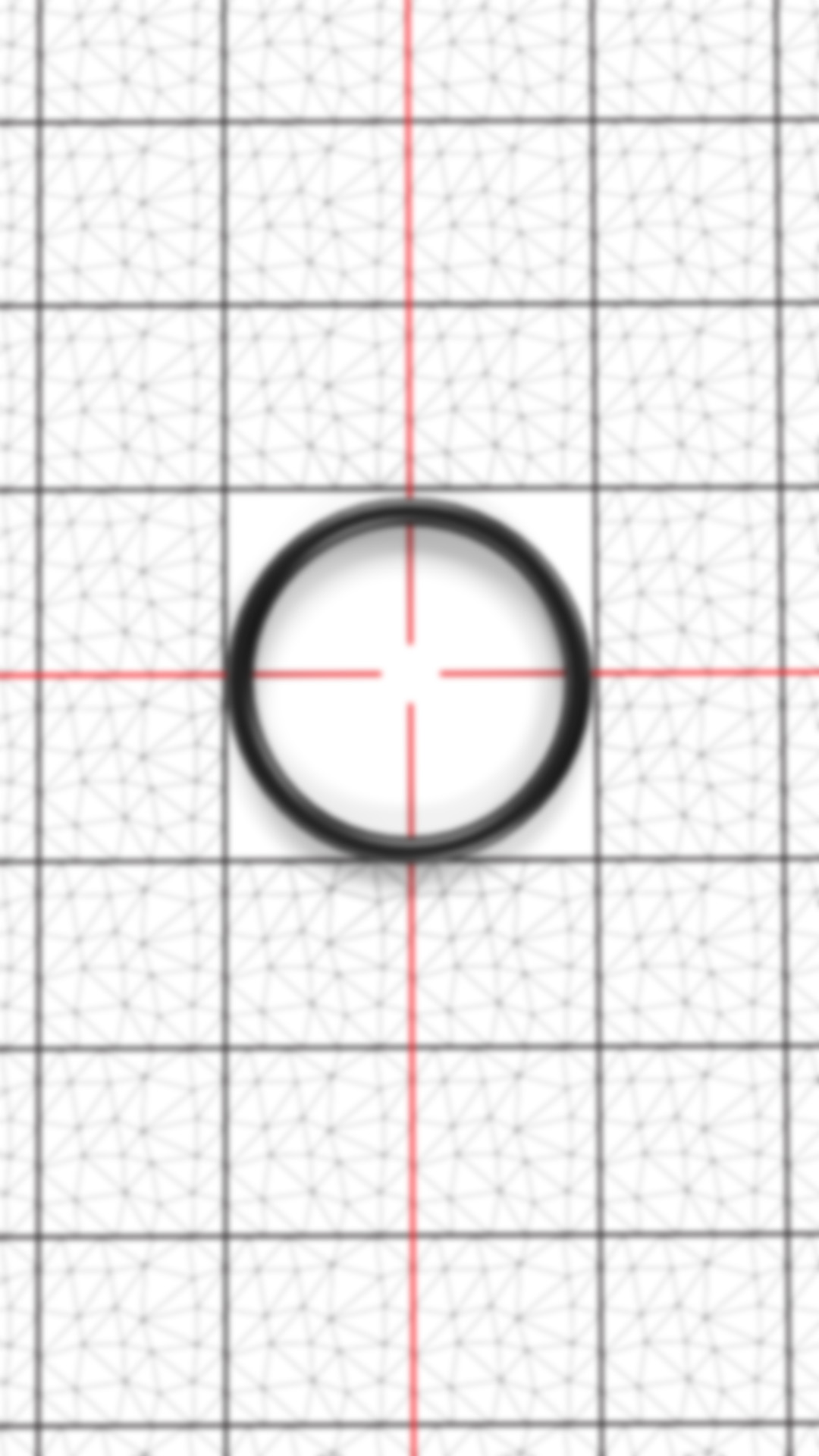 O-ring photograph taken too close, out of focus