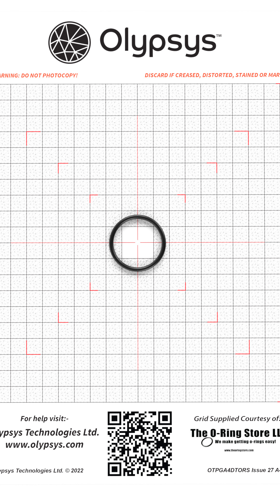 O-ring too small in the photograph