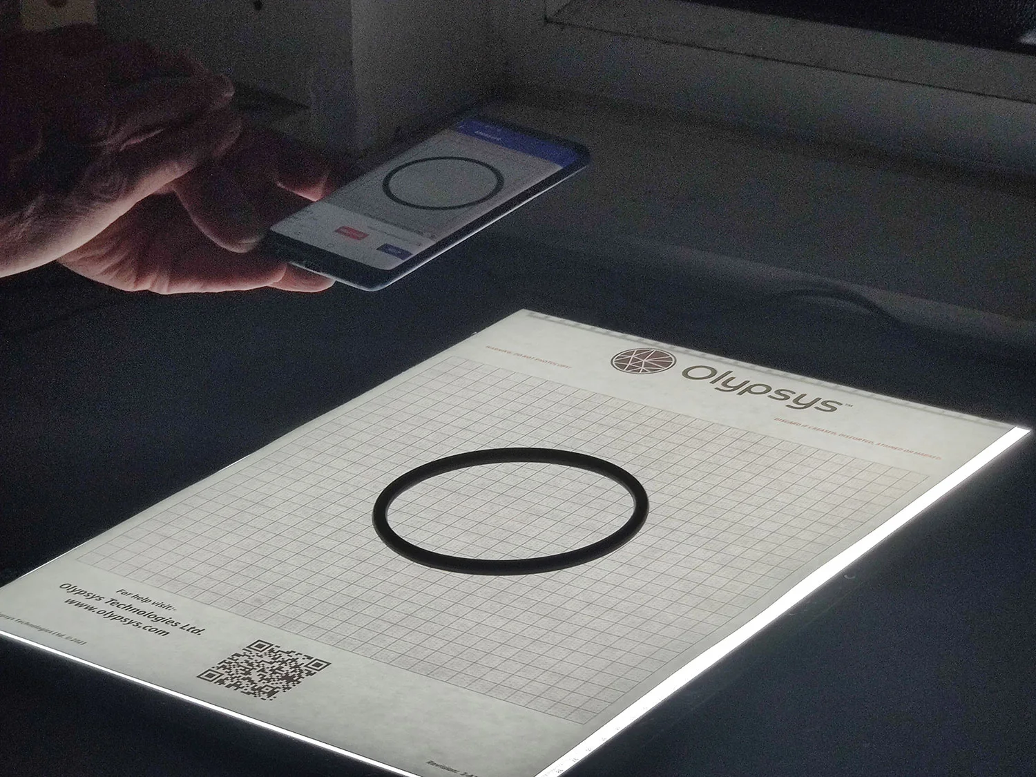 Olypsys professional pre-calibrated grid